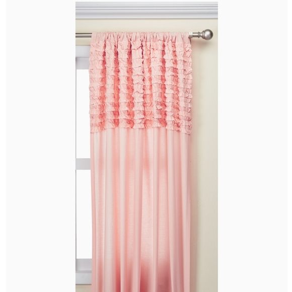 🆕️ 1 LEFT! Madison Park Oversized Ruffles Window Curtains - Picture 4 of 5